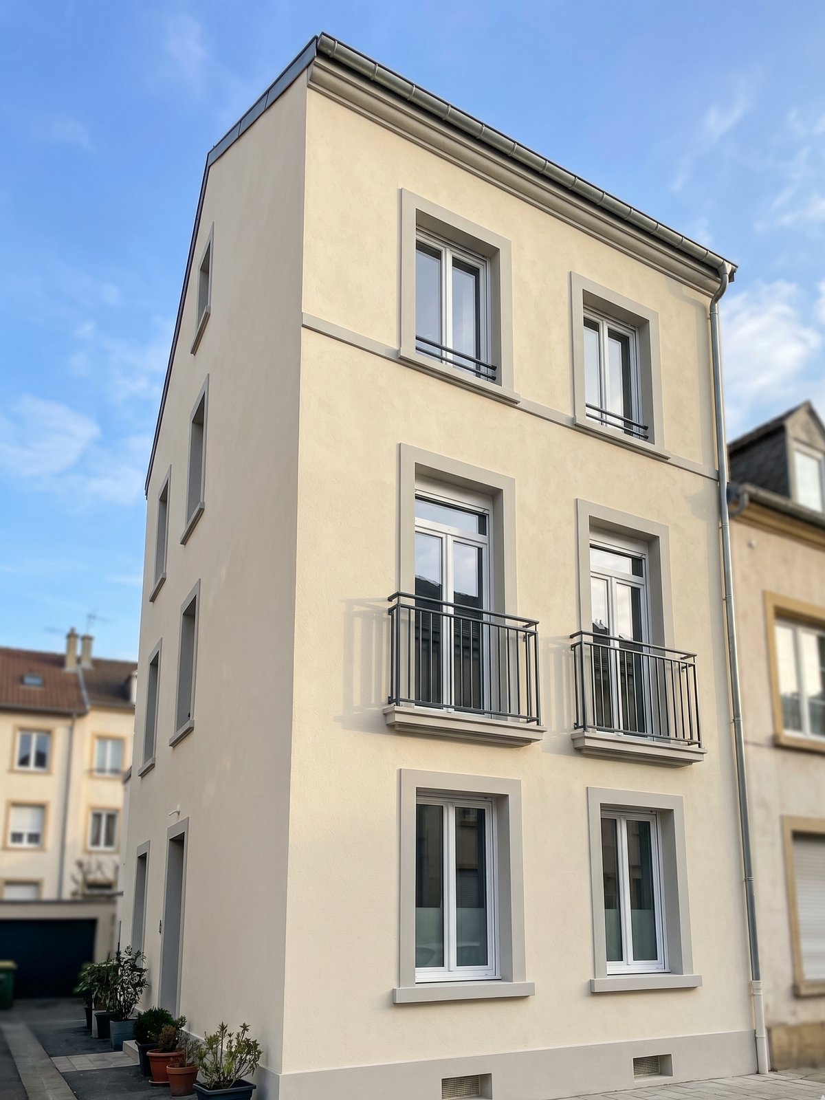 Isolation extérieure d'une maison à Metz