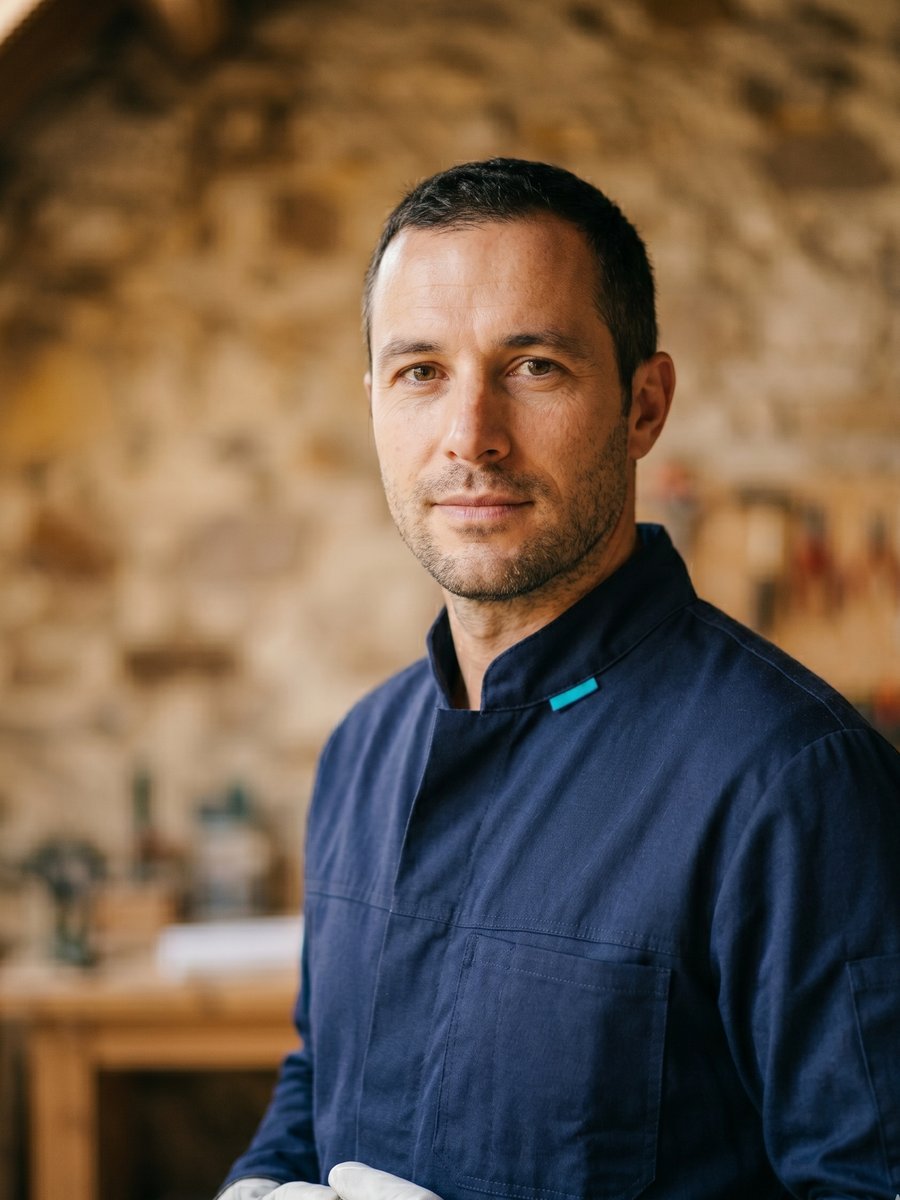 Chef d'équipe pose